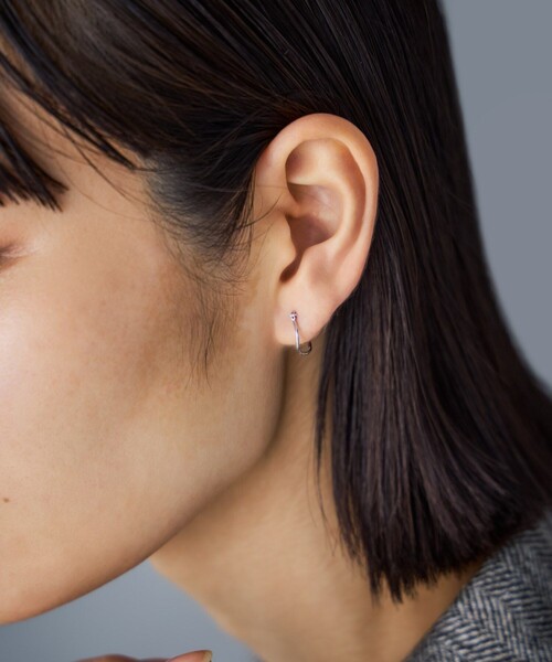 Jouete（ジュエッテ） ピアス K10WG フープピアス ツイスト レディース