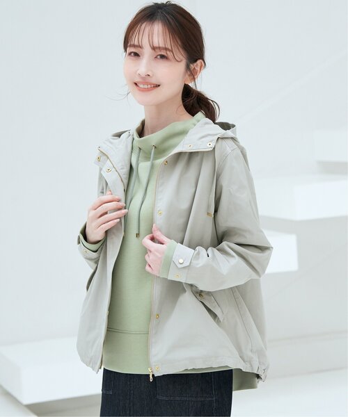 「ikka」 マウンテンパーカー M オフホワイト レディース_画像2