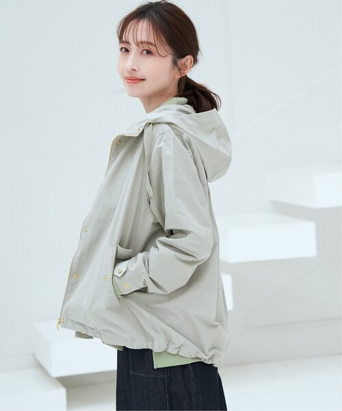 「ikka」 マウンテンパーカー M オフホワイト レディース_画像4