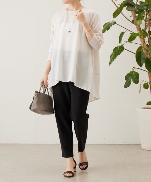 BEARDSLEY（ビアズリー） ブラウス シャツ 後ろドレープTブラウス