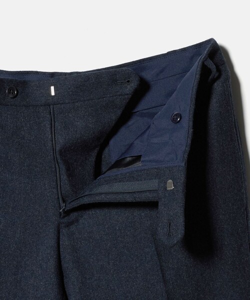 【NAVY】ホームスパン ネイビースラックス-セットアップ対応-<A DAY IN THE LIFE> A DAY IN THE LIFE スラックス ホームスパン ネイビースラックス