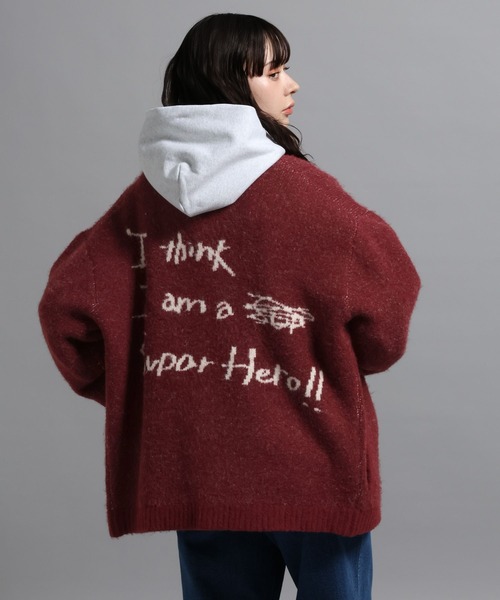 George's カーディガン ラクガキモチーフカーディガン メンズ