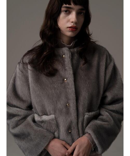 Te chichi（テチチ） ジャケット ノーカラージャケット グラデーション