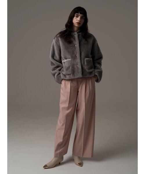 Te chichi（テチチ） ジャケット ノーカラージャケット グラデーション