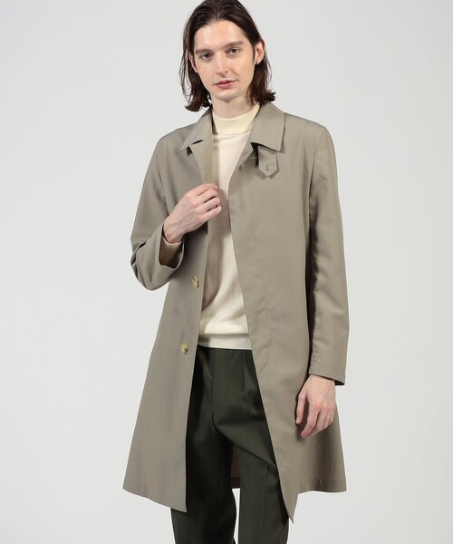 TOMORROWLAND（トゥモローランド） ステンカラーコート 40 ネイビー