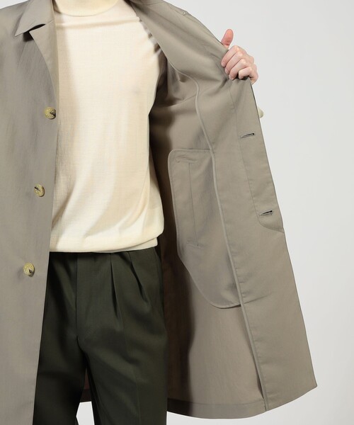 TOMORROWLAND（トゥモローランド） ステンカラーコート 40 ネイビー