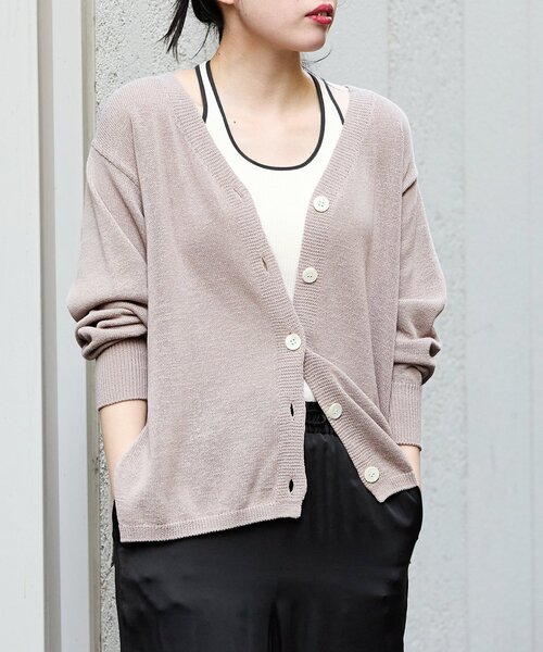 IENA（イエナ） ニットカーディガン FREE ホワイト レディース