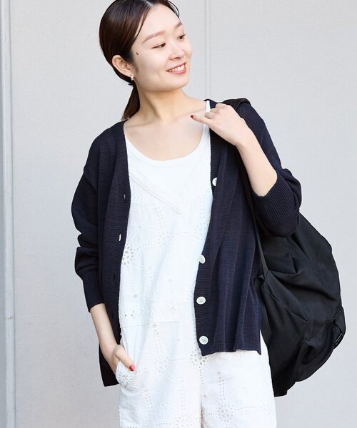 IENA（イエナ） ニットカーディガン FREE ホワイト レディース