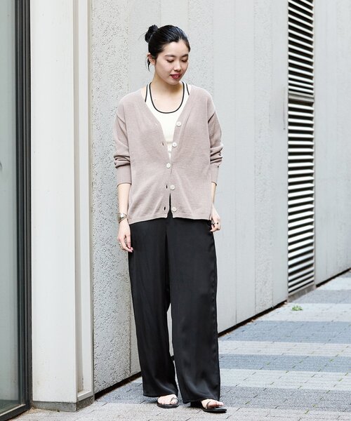 IENA（イエナ） ニットカーディガン FREE ホワイト レディース