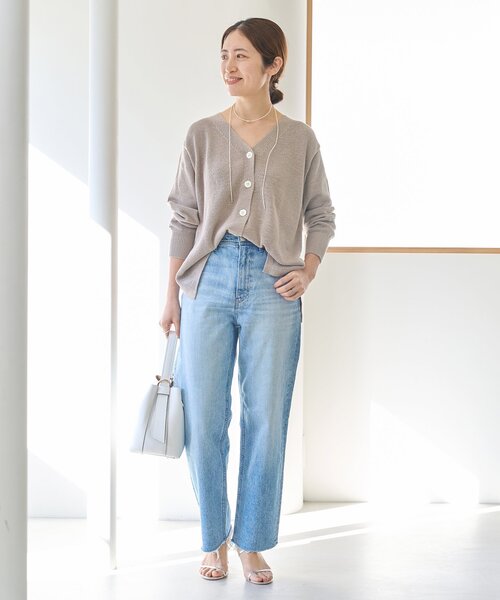 IENA（イエナ） ニットカーディガン FREE ホワイト レディース