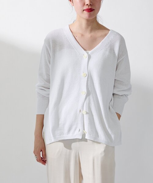 IENA イエナ　LIEN 2WAYカーディガン　ホワイト　新品未使用 LIEN 2WAYカーディガン（カーディガン）｜IENA（イエナ）の通販