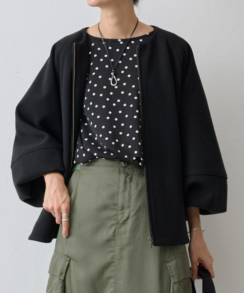 iii　BEARDSLEY ブラック ジャンパー BEARDSLEY（ビアズリー） ブルゾン FREE ブラック レディース