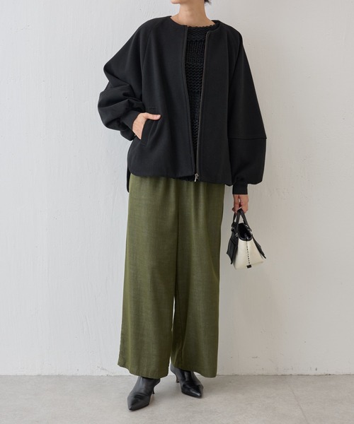 「BEARDSLEY」 ブルゾン FREE ブラック レディース_画像2