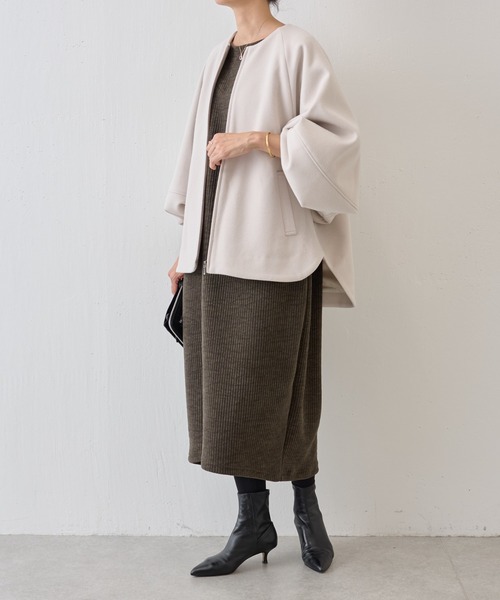 「BEARDSLEY」 ブルゾン FREE ブラック レディース_画像8