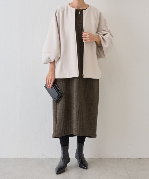 「BEARDSLEY」 ブルゾン FREE ブラック レディース_画像9