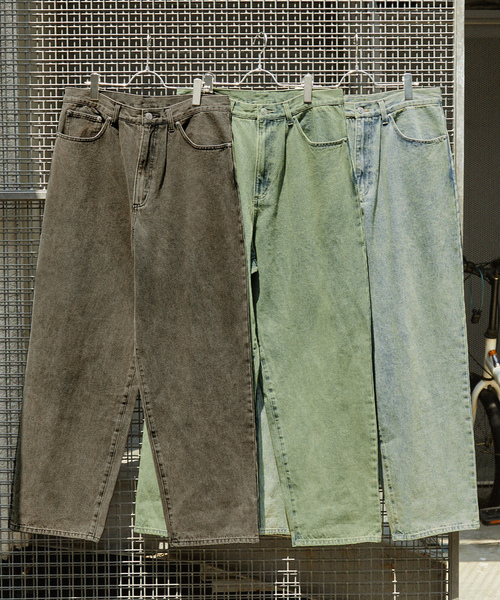 「MONO-MART」 デニムパンツ X-SMALL インディゴブルー メンズ_画像2