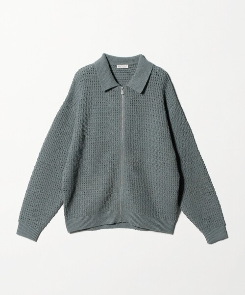 BEAUTY＆YOUTH UNITED ARROWS カーディガン ブークレ レース ジップ