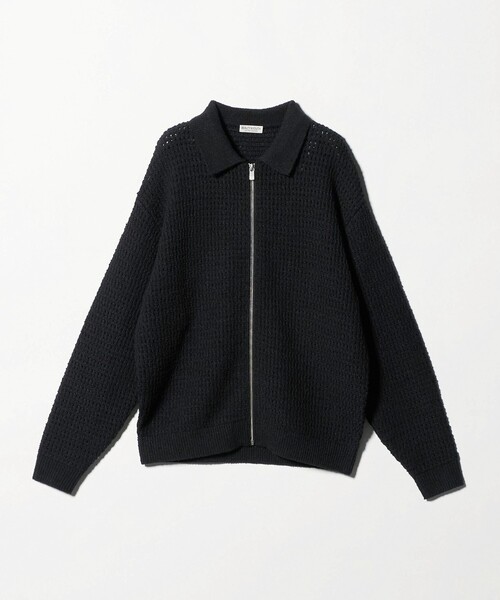 BEAUTY＆YOUTH UNITED ARROWS カーディガン ブークレ レース ジップ