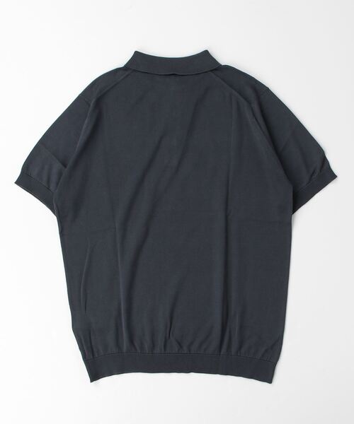JOHN SMEDLEY（ジョンスメドレー） 半袖ポロシャツ SMALL ブラック