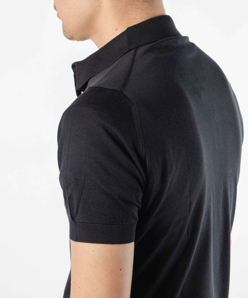JOHN SMEDLEY（ジョンスメドレー） 半袖ポロシャツ SMALL ブラック