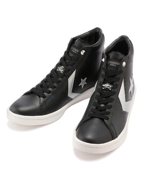 「mastermind JAPAN」 ハイカットスニーカー 25.5cm ブラック メンズ_画像5