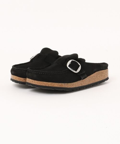ビルケンシュトック 黒 レザー デッキシューズ BIRKENSTOCK（ビルケンシュトック） デッキシューズ モカシン