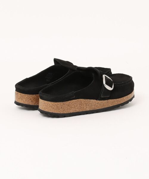 ビルケンシュトック 黒 レザー デッキシューズ BIRKENSTOCK（ビルケンシュトック） デッキシューズ Uppsala Low