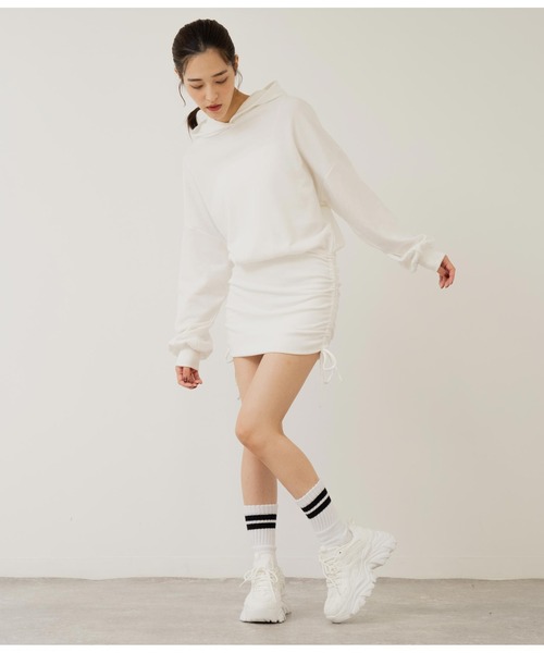 「ANAP」 長袖ワンピース FREE ブラック レディース_画像3