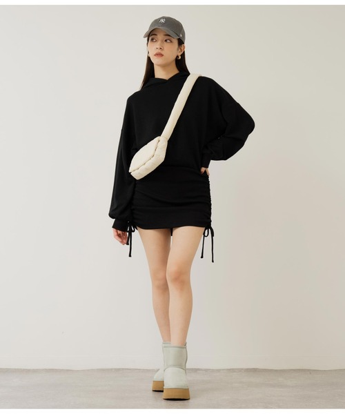 「ANAP」 長袖ワンピース FREE ブラック レディース_画像9