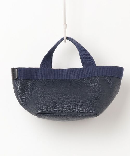 Herve Chapelier（エルベシャプリエ） ハンドバッグ - ネイビー