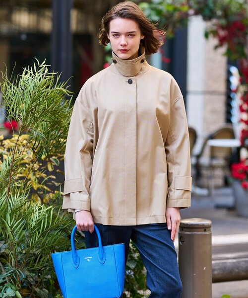 「DRESSTERIOR」 ステンカラーコート 36 ベージュ レディース_画像5