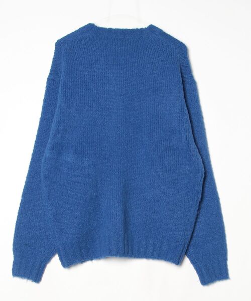 「H BEAUTY&YOUTH UNITED ARROWS」 ニットカーディガン M ブルー メンズ_画像2