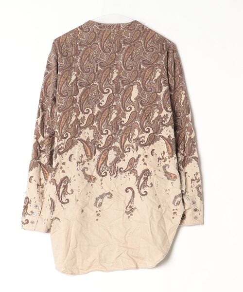 「Iroquois」 長袖シャツ 2 ブラウン メンズ_画像2