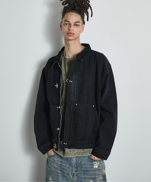 BLANK HOTEL ブルゾン アウター Faded Canvas Fireman Buckle Jacket