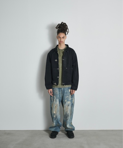 BLANK HOTEL ブルゾン アウター Faded Canvas Fireman Buckle Jacket