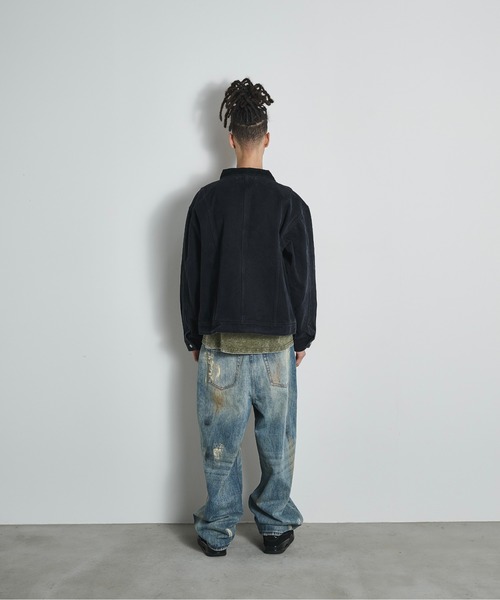 BLANK HOTEL ブルゾン アウター Faded Canvas Fireman Buckle Jacket