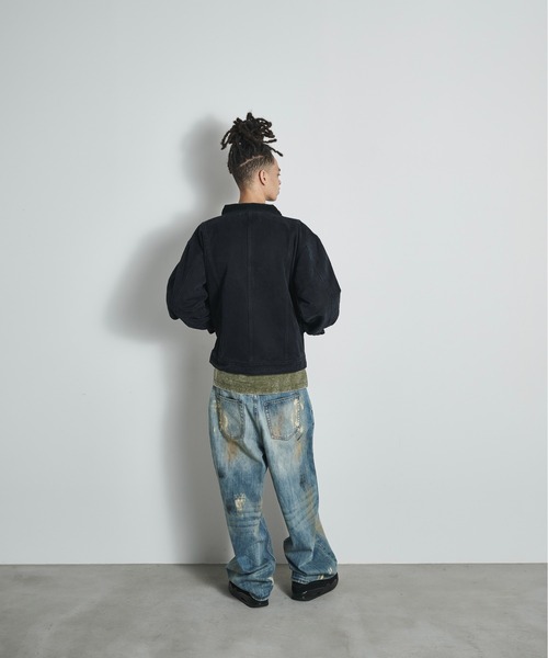 BLANK HOTEL ブルゾン アウター Faded Canvas Fireman Buckle Jacket