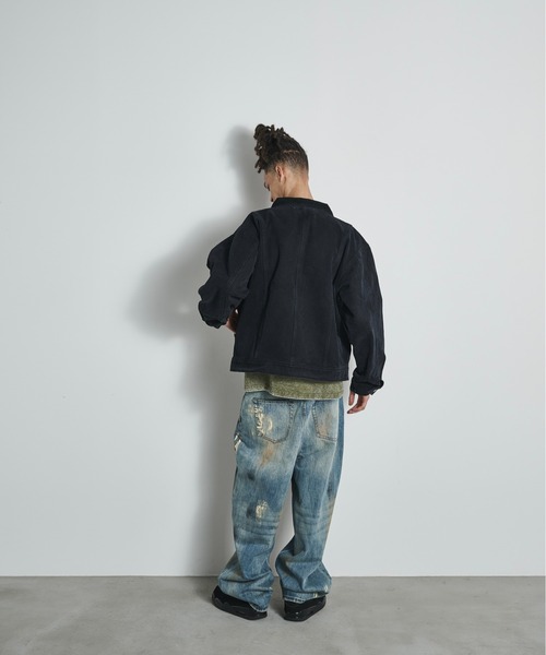 BLANK HOTEL ブルゾン アウター Faded Canvas Fireman Buckle Jacket