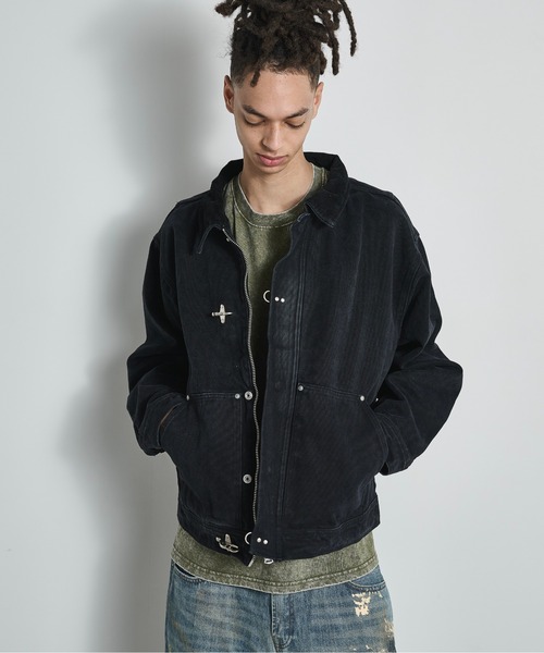 BLANK HOTEL ブルゾン アウター Faded Canvas Fireman Buckle Jacket