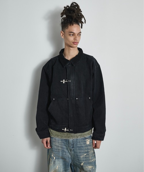 BLANK HOTEL ブルゾン アウター Faded Canvas Fireman Buckle Jacket