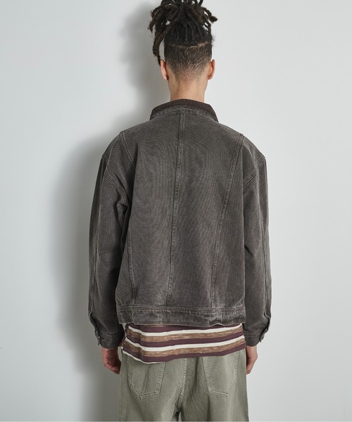 FN buckle wool jacketファイヤーマンバックルウールジャケット BLANK HOTEL ブルゾン アウター Faded Canvas Fireman Buckle Jacket