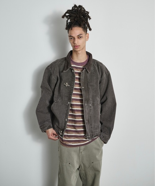 BLANK HOTEL ブルゾン アウター Faded Canvas Fireman Buckle Jacket