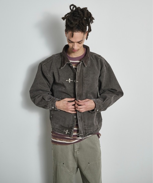 BLANK HOTEL ブルゾン アウター Faded Canvas Fireman Buckle Jacket
