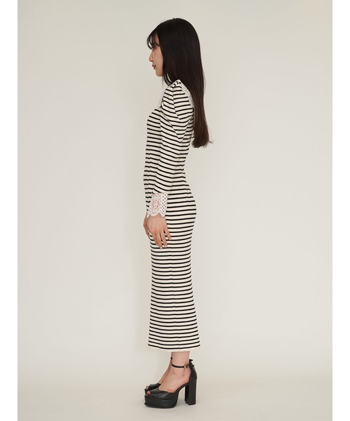 Lily brown ニットワンピース LILY BROWN（リリーブラウン） ニットワンピース ONE SIZE ブラック