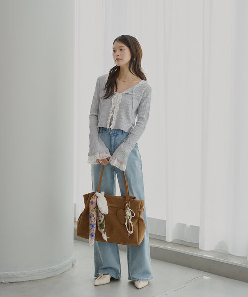 「Chico」 トートバッグ FREE ブラック レディース_画像5