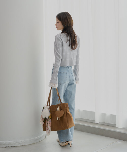 「Chico」 トートバッグ FREE ブラック レディース_画像6