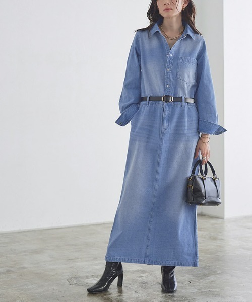 RASW（ラス） ワンピース デニムシャツワンピース : ZOZOTOWN Yahoo!店