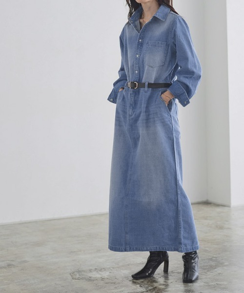 RASW（ラス） ワンピース デニムシャツワンピース : ZOZOTOWN Yahoo!店