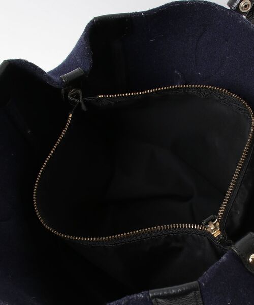 「TOPKAPI」 ハンドバッグ - ネイビー レディース_画像4