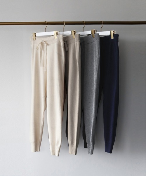 「ELFRANK」 イージーパンツ FREE グレイッシュベージュ レディース_画像3